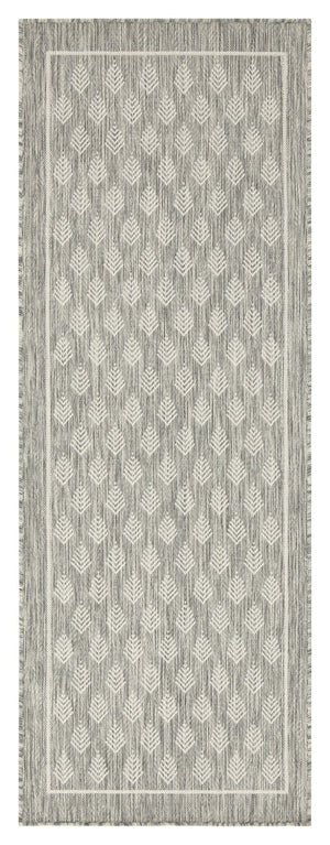 English Elm Sunshine Silver 7'10" X 10'3" Versatile Indoor/Outdoor Area Rug - Durable, Stylish & Easy To Clean! B186P198877-GIGA