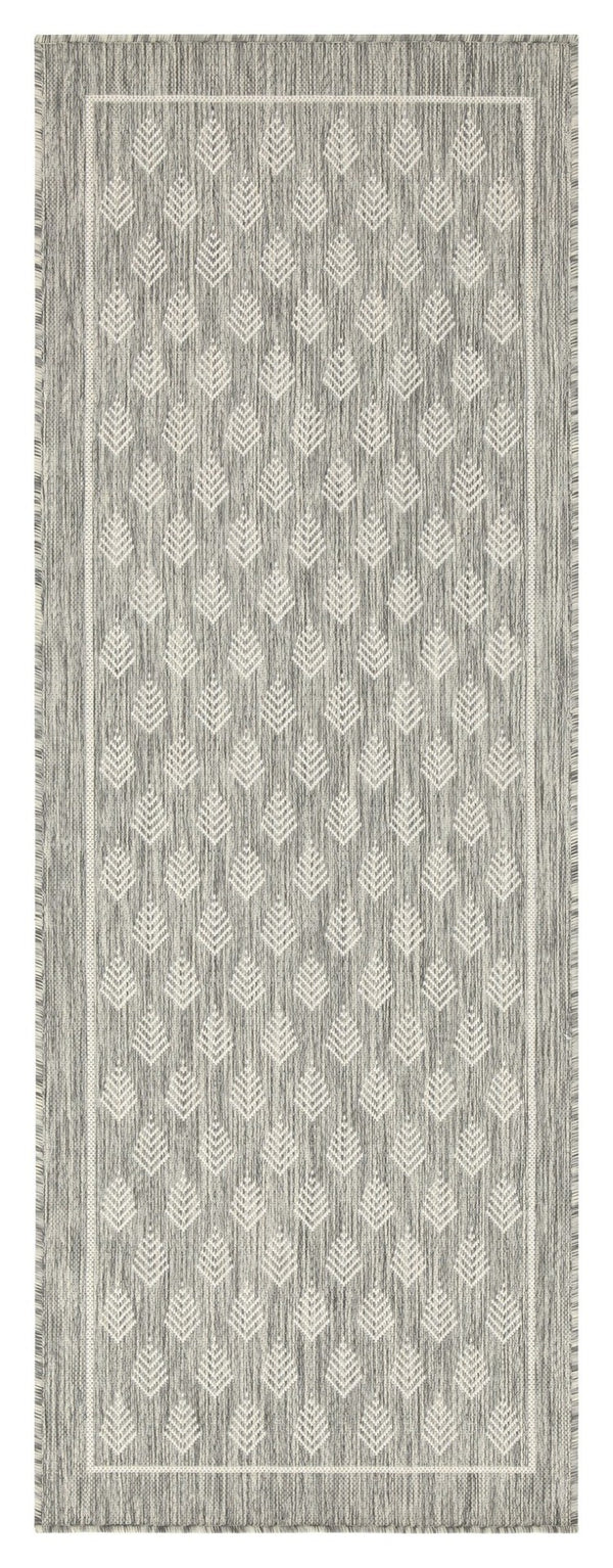 English Elm Sunshine Silver 5'3" X 7'3" Indoor/Outdoor Area Rug - Durable, Stain-Resistant, Kid & Pet Friendly! B186P198878-GIGA