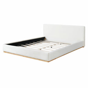 English Elm Christopher Knight Home® - Elegant Upholstered Queen Bed With Solid Wood Frame - Timeless Design For Ultimate Comfort & Style N769P293458A