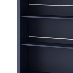 English Elm Modern 83.7in Tall Kitchen Pantry Set of 2 with Faux Marble Countertops, Durable Storage and Anti-Tip Safety Blue SP000075AAC