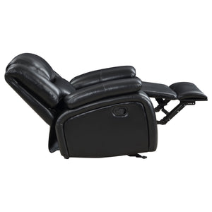 English Elm Elodie Glider Recliner Chair – Elegant Black Upholstered Comfort For Living Rooms & Reading Nooks B062P354071
