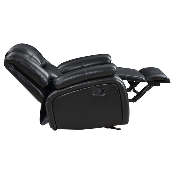 English Elm Elodie Glider Recliner Chair – Elegant Black Upholstered Comfort For Living Rooms & Reading Nooks B062P354071