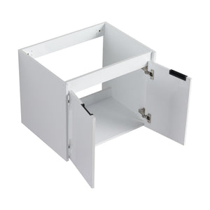 English Elm 36" Bathroom Vanity With Resin Sink, Soft-Close Doors & Side Cabinet For Modern Elegance & Storage W999S00420