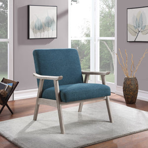 OSP Home Furnishings Weldon Armchair Azure