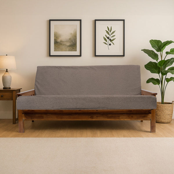 English Elm Memory Foam Infused Futon Mattress Full – Versatile, Washable Mattress For Guest Rooms & Dorms B181P351985