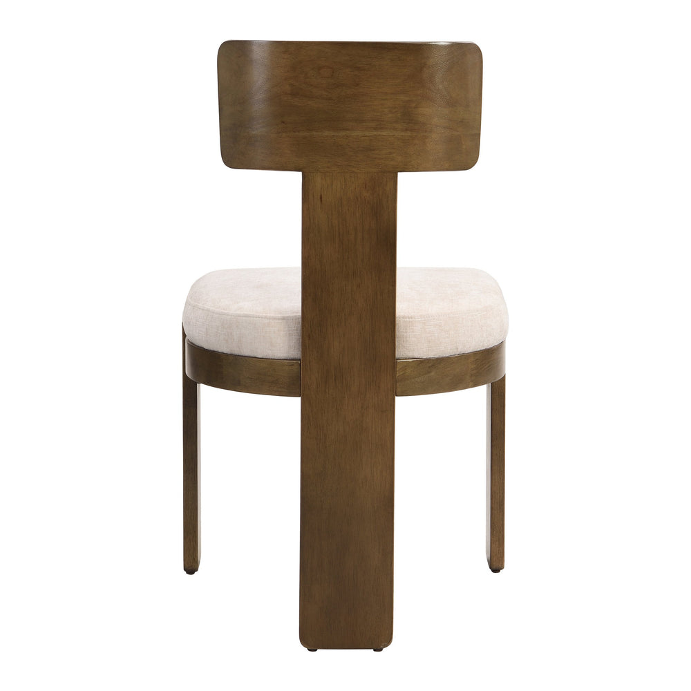 English Elm Christopher Knight Home® - Upholstered Modern Dining Chairs Set of 2 with Comfortable Fabric Seats, Solid Rubber Wood Legs, 330lb capacity and Timeless Design Beige N779P236964A