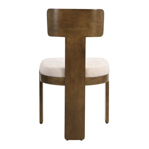 English Elm Christopher Knight Home® - Upholstered Modern Dining Chairs Set of 2 with Comfortable Fabric Seats, Solid Rubber Wood Legs, 330lb capacity and Timeless Design Beige N779P236964A