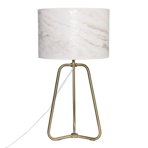 English Elm Ashcroft Furniture - New Stylish Modern Desk Lamp With Marble Shade & Bronze Base - Perfect For Bedside & Home Office Decor B183P315078