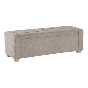 OSP Home Furnishings Bethwin Storage Bench Fog