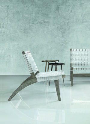 Bernhardt Bernhardt Satin Nickel & Graphite Nesting Tables Set Of 2 — Cast Aluminum Modern Industrial Accent 379158