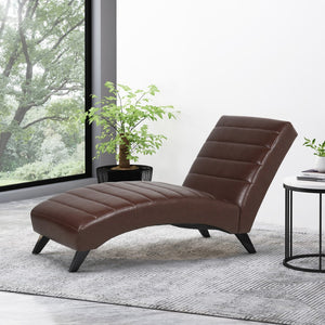 Christopher Knight Home® - Noble House - Stillmore Contemporary Channel Stitch Chaise Lounge