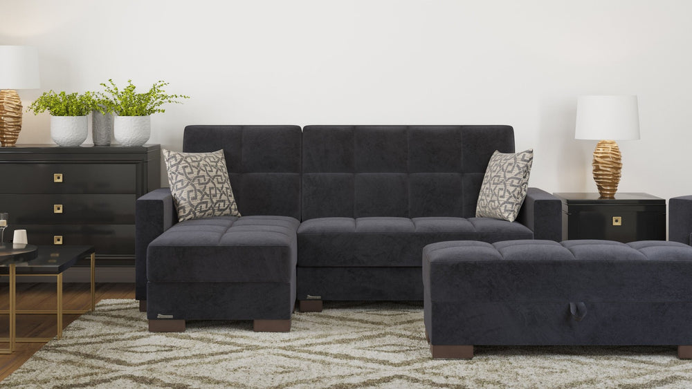 English Elm Primenest Nimbusflow Convertible Chaise Lounge With Storage - Modern Comfort & Click-Clack Design B030P303541-GIGA