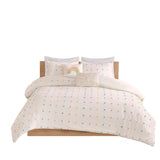 Urban Habitat Kids Callie Shabby Chic Cotton Jacquard Pom Pom Duvet Cover Set UHK12-0139 Multi