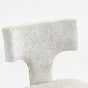 English Elm Mid Mid Century Modern Dining Chairs Set of 2 Upholstered Linen Accent Chairs with Solid Wood Frame, Ergonomic Support and Nailhead Trim Beige W794P335667