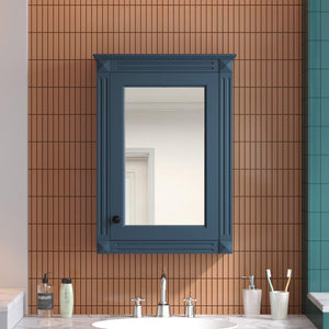 English Elm 20" Wall Mount Medicine Cabinet Mirrored Door Soft Close Adjustable Shelf Bathroom N710P317680C