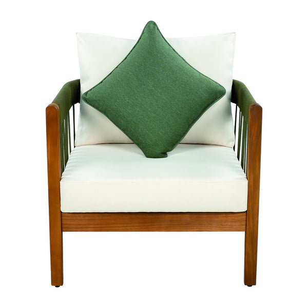 English Elm Christopher Knight Home® - 3 Pcs Set Acacia Wood Outdoor Lounge Chairs With Plush Water-Resistant Cushions & Handwoven Ropes N767P265743A002_63163.00
