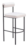 Livorno Barstool - Set of 2 Ivory 109812 Zuo Modern