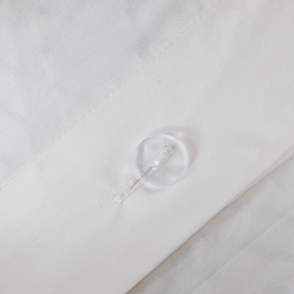 English Elm Full/Queen Cotton Printed Duvet Cover Set with Trims — 100% Percale, Tufted Boho Stripes, Hidden Closures B03596487