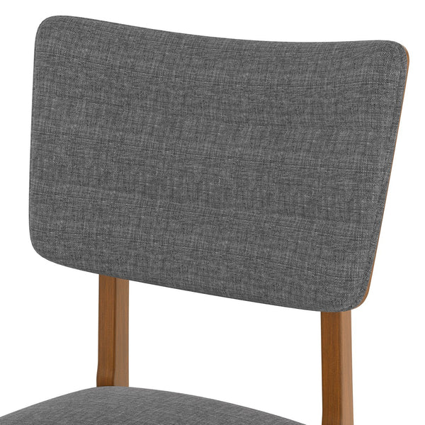 English Elm Dining Chairs Set Of 4 - Stylish Armless Wooden Mid-Century Modern Design For Your Dining Room N752P271224E