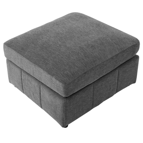 English Elm Modern Modular Sectional Sofa With Usb Ports & Movable Ottoman - L-Shaped, U-Shaped, Sofa Bed Comfort N719S002050E