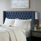 Madison Park Amelia Transitional Upholstery Headboard MP116-1142 Navy