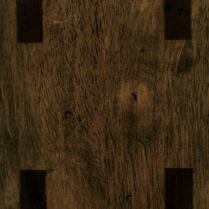 English Elm 24" Solid Wood Saddle Seat Backless Counter Stool Rustic Warmth Set of Two Cherry B056P417114