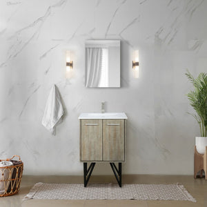 English Elm Rustic Acacia Bath Vanity With Cultured Marble Top – Stylish, Durable & Perfect For Small Spaces! B2731P259658-GIGA