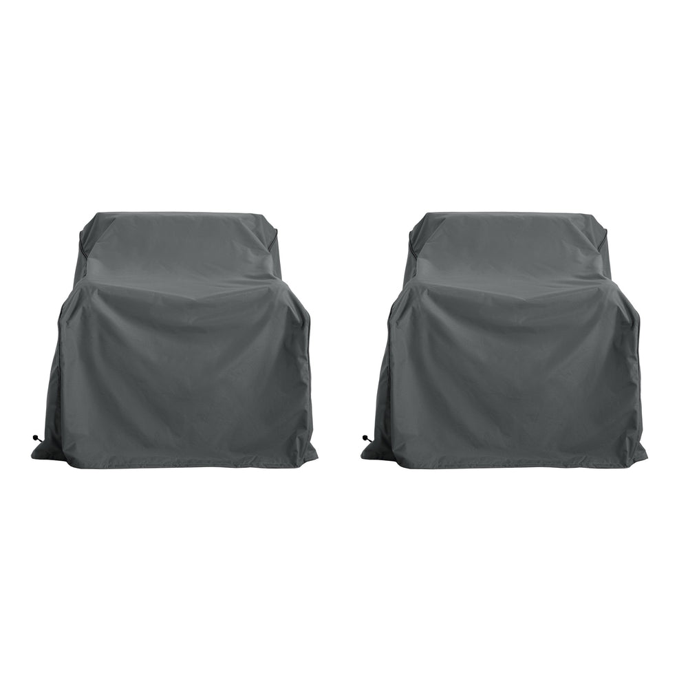 English Elm Christopher Knight Home® - Shield Patio Outdoor Club Chair Covers - Weather-Resistant, Stylish Dark Gray Set Of 2 For Protection N775P230624G