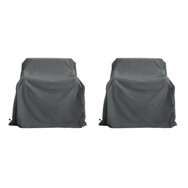 English Elm Christopher Knight Home® - Shield Patio Outdoor Club Chair Covers - Weather-Resistant, Stylish Dark Gray Set Of 2 For Protection N775P230624G