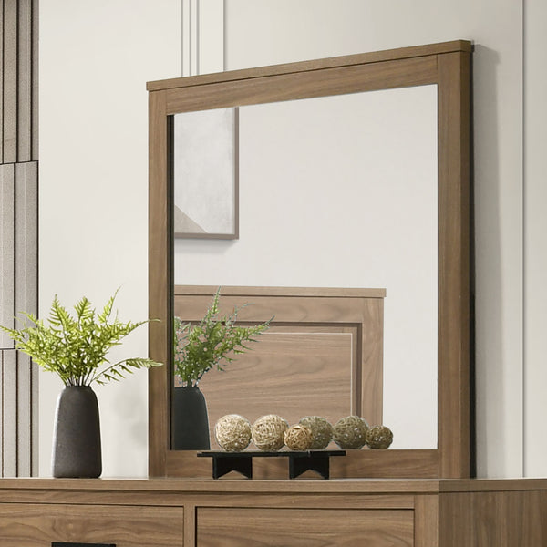 English Elm Contemporary Glam Twin Bed Set with Led Headboard Embossed Panels and Trundle Included B2741S00905