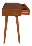 OSP Home Furnishings Cupertino Console Table Light Walnut