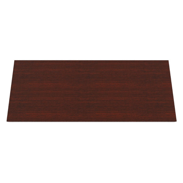 OSP Home Furnishings 48x24 Folding Nesting Table with Laminate Top and Locking Casters for Training Rooms 60X24  Mahogany 842T25-M