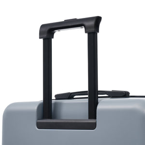 English Elm Luggage 5 Piece Hardside Abs Set with Front Access Carry on and Tsa Spinner Wheels Blue N732P391544C