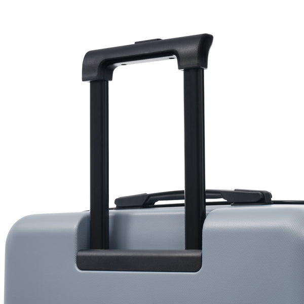 English Elm Luggage 5 Piece Hardside Abs Set with Front Access Carry on and Tsa Spinner Wheels Blue N732P391544C