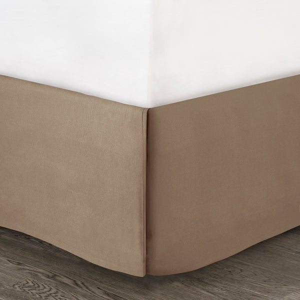 English Elm 7 Piece Faux Suede Comforter Set – Madison Park Boone Lodge Style King Ensemble with Embroidered Pillows Tan 19.49 L x 14.96 W x 13.78 H B03597131