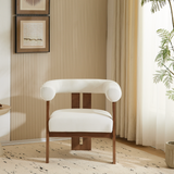 Christopher Knight Home® Velvet Accent Chair with Round Arm & Unique Leg Design