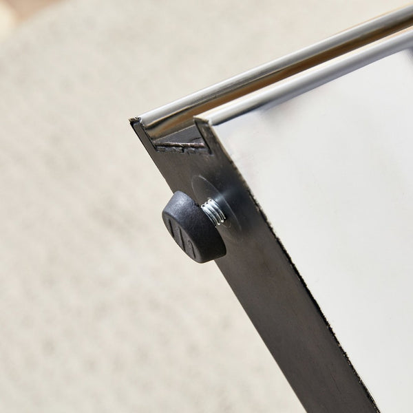 English Elm Table Set With Black Marble Top & Stainless Steel Legs - 6 Light Gray Pu Chairs For Modern Dining W1151S01964-GIGA