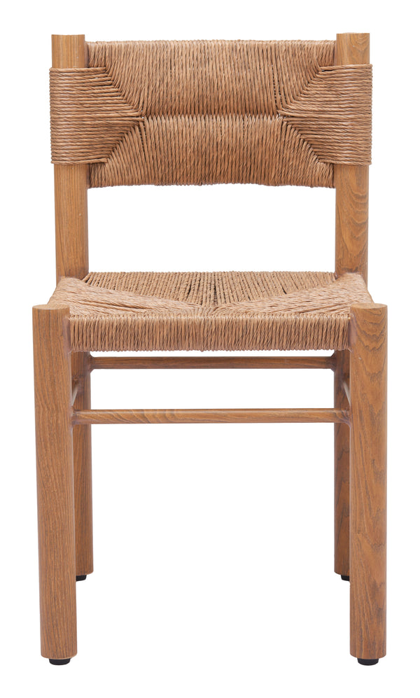 Iska Dining Chair - Set of 2 Natural 704050 Zuo Modern