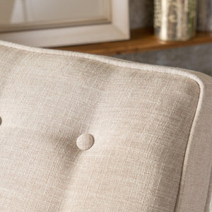 English Elm Christopher Knight Home® - Fabric Recliner Chair Mid-Century Modern Pushback Single Sofa with Tufted Cushion, Birch Legs, Cozy Comfort Wheat 60741.00WET