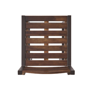 English Elm Christopher Knight Home® - Milos Acacia Wood Barstool Set of 2 — Modern Industrial Outdoor Seats, Powder-Coated Iron Frames Durable 57485.00DBRN