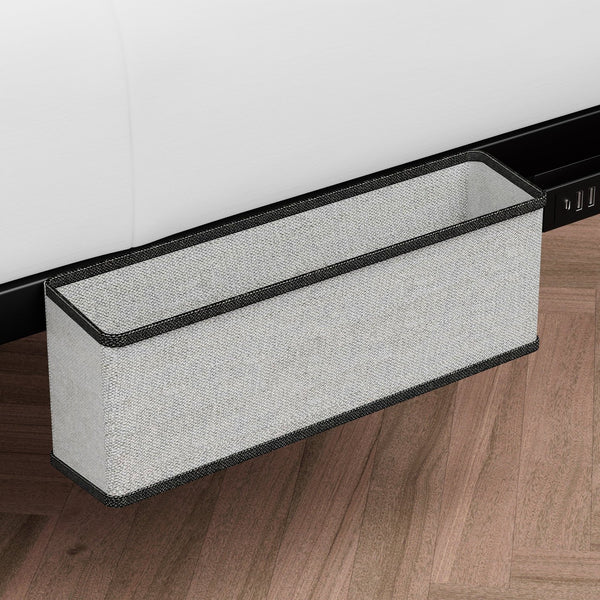 English Elm Floating Bed Frame King Size With Led Lights & Charging Station - Modern Metal Platform Design! W1162P187901