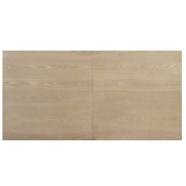 English Elm Christopher Knight Home® - 69 69 INCHES DINING TABLE - Sleek Solid Wood & MDF Rectangular Table with U-Shaped Trestle Base, Seats 6 Natural Ash N771P256927A