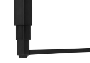 English Elm Computer Desk, Adjustable Height 29.5"-48", Sleek Grey Laminate & Black Metal For Modern Workspaces B2710P219895