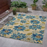 Christopher Knight Home® Wildwood Outdoor Floral Area Rug, 7'10