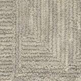 Nourison Vail VAI04 Handmade Tufted No Border Indoor Only Modern  Rug Grey, Grey 100% Wool 99446794635