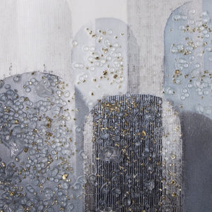 English Elm S/2 Kaiden Crystal Mirror Framed Wall Art - Striking Night & Day Design On Golden Background W2078P318309-GIGA