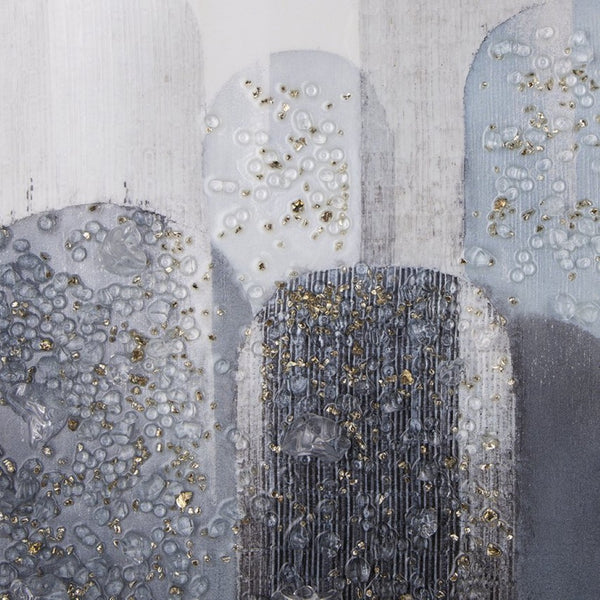 English Elm S/2 Kaiden Crystal Mirror Framed Wall Art - Striking Night & Day Design On Golden Background W2078P318309-GIGA