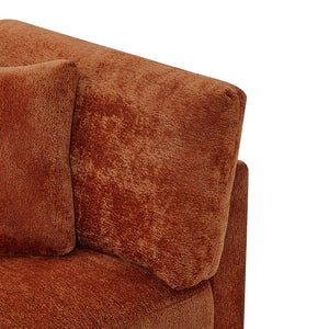 English Elm Christopher Knight Home® - 83.50" Modern Flared Arms Sofa with Chenille Upholstery, High-Density Cushions and Sturdy Legs Caramel N771P345835W