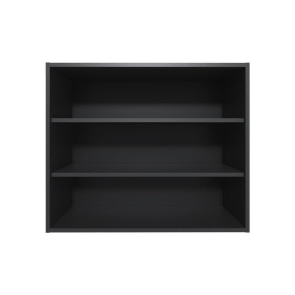 English Elm Wenge Wall Cabinet - Stylish Open Storage Solution For Modern Kitchens, Space-Saving & Durable Design B062P252209-GIGA