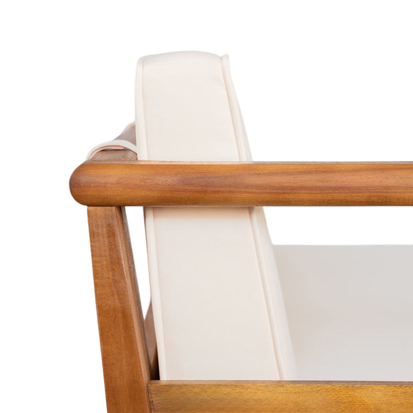 English Elm Christopher Knight Home® - Aston Left-Side 2-Seater Sofa In Beige - Stylish Acacia Wood Loveseat For Outdoor Comfort & Durability N773P252037B